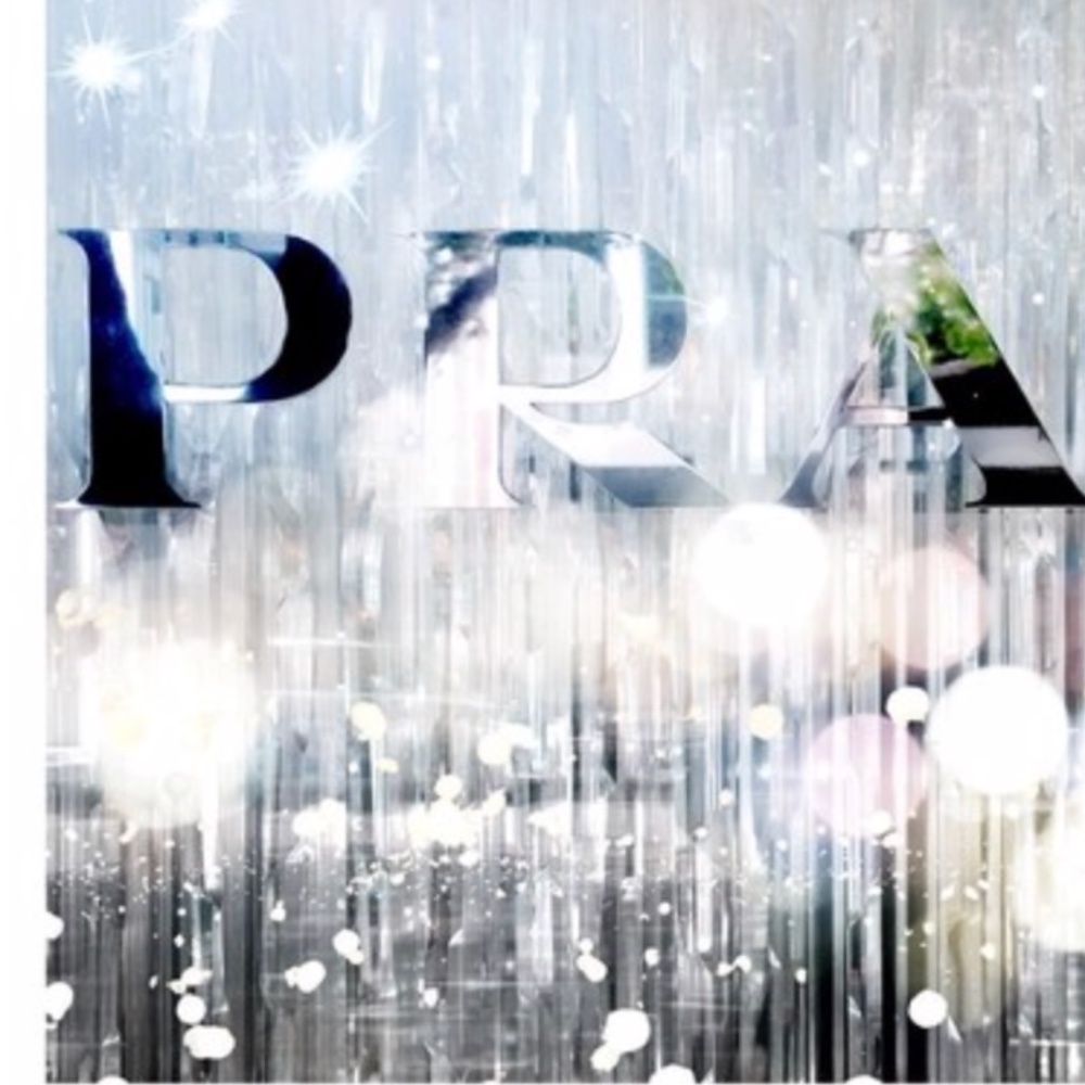 Oliver Gal | "Silver Name" Canvas Art | PRADA - Picture 3 of 8